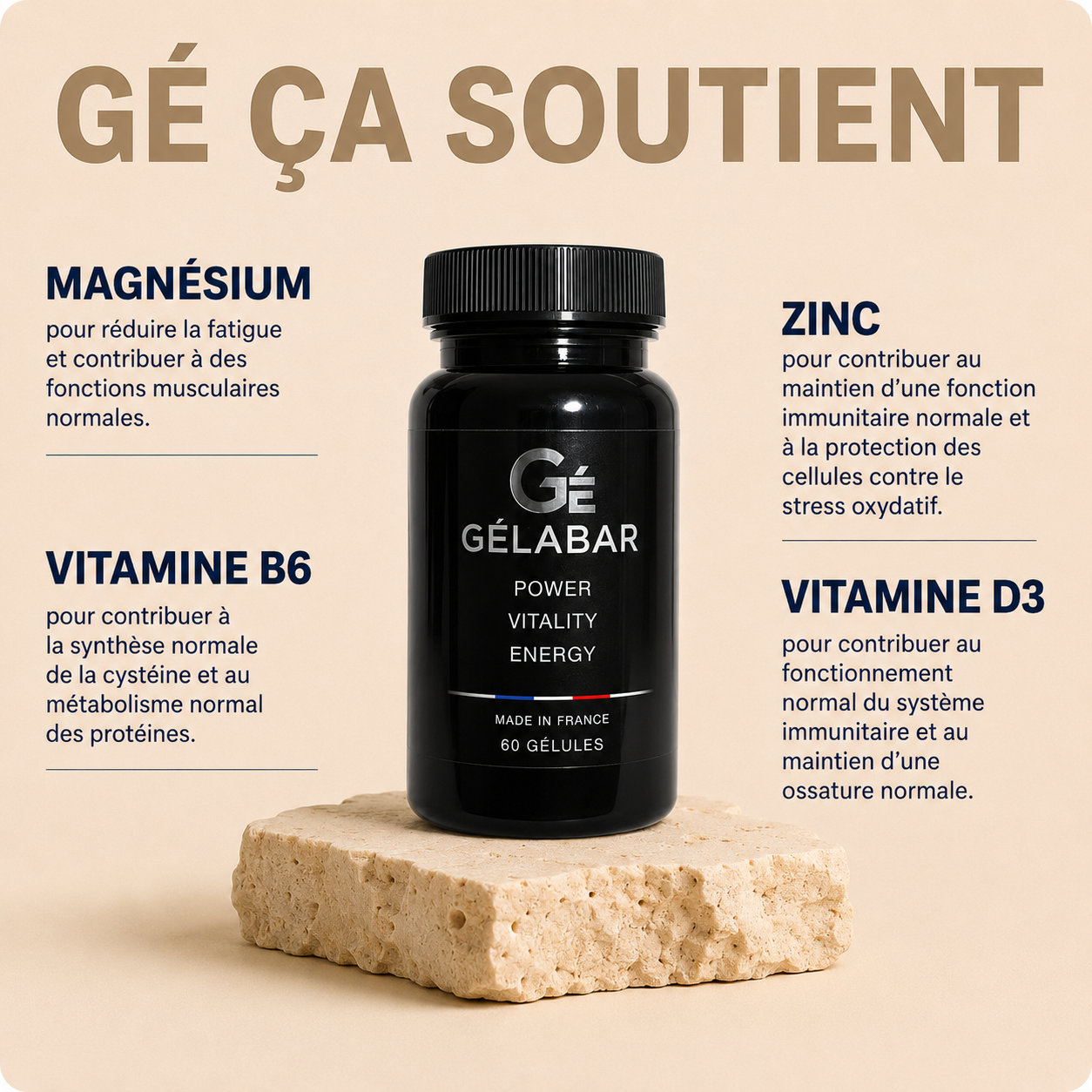 Gélabar, ça soutient
